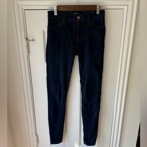 J Brand Women’s Dark Blue Denim Skinny Jeans